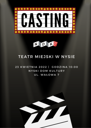 Casting do Teatru Kliknięcie w obrazek spowoduje wyświetlenie jego powiększenia