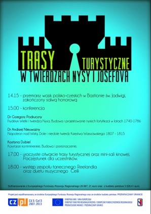 Trasy turystyczne w twierdzach Nysy i Josefova