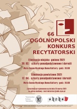 66. OGÓLNOPOLSKI KONKURS RECYTATORSKI