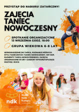 NABÓR NA ZAJĘCIA
TANIEC NOWOCZESNY