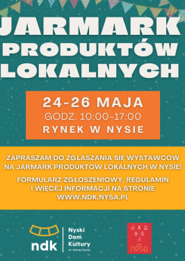 JARMARK PRODUKTÓW LOKALNYCH