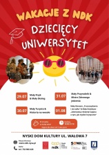 Wakacje z NDK 2025 - Dziecięcy Uniwerystet