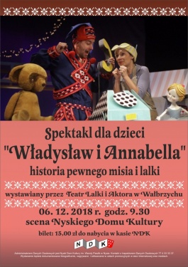 „ Władysław i   Annabella ” historia pewnego misia i lalki