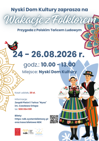 WARSZTATY Z FOLKLOREM PRZYGODA Z POLSKIM TAŃCEM LUDOWYM